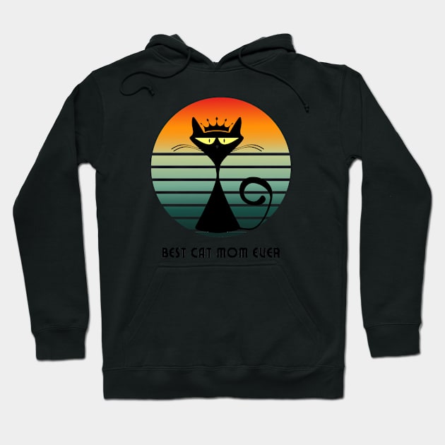 Best cat mom euer Hoodie by Teeeshirt